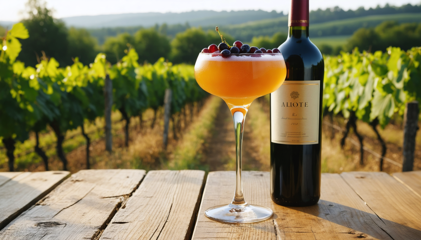 découvrez en bourgogne l'authentique kir blanc-cassis préparé avec du vin aligoté, une expérience gustative savoureuse et typique de la région.