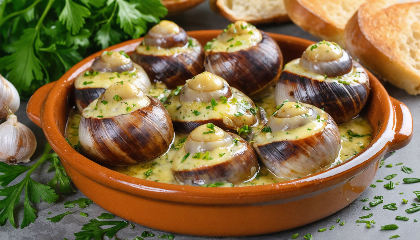 découvrez la recette savoureuse et authentique des escargots au beurre persillé, un classique français à déguster en toute convivialité.