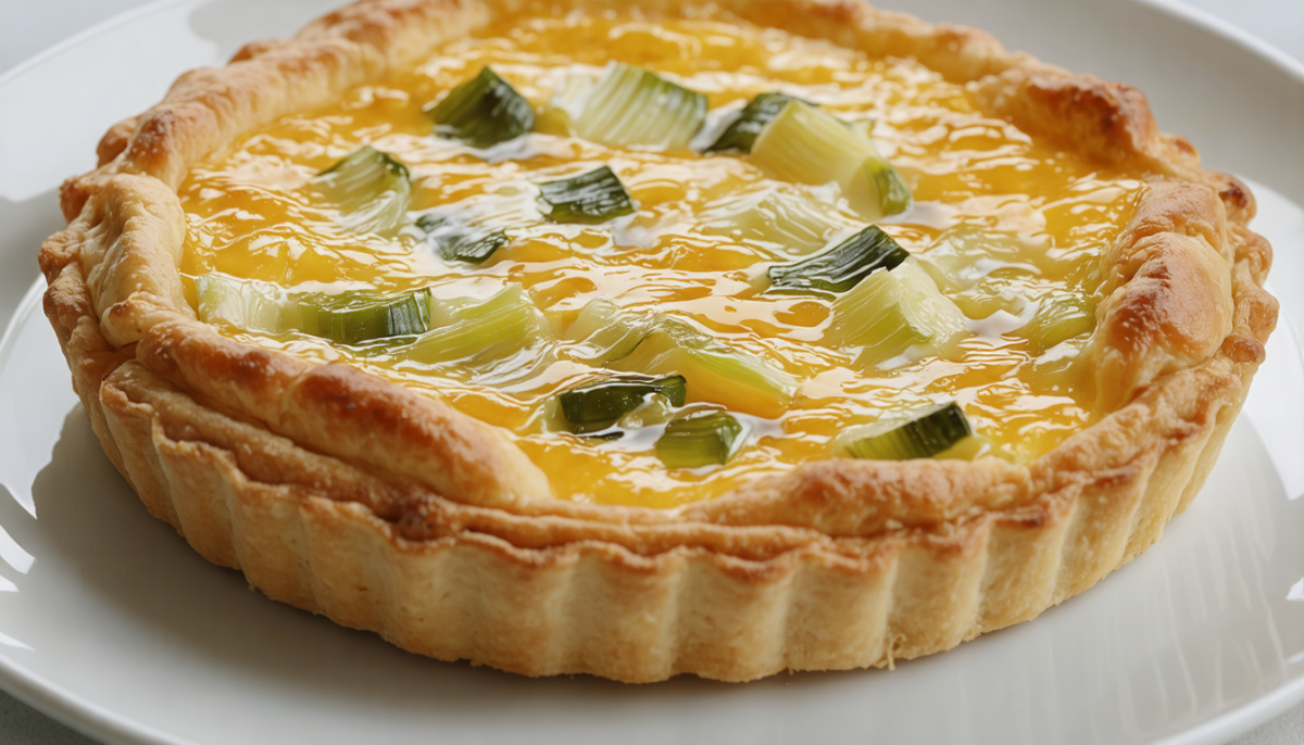 savourez une flamiche aux poireaux et maroilles, une recette gourmande riche en saveurs et pleine de caractère, parfaite pour un repas convivial et réconfortant.