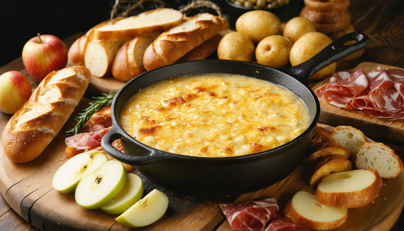 savourez une fondue gourmande à l'époisses, une recette riche en saveurs et en traditions pour régaler vos papilles.