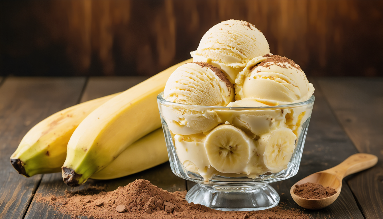 découvrez notre recette de glace à la banane express, un dessert sain et gourmand prêt en seulement 2 minutes, idéal pour une pause fraîcheur rapide et naturelle.