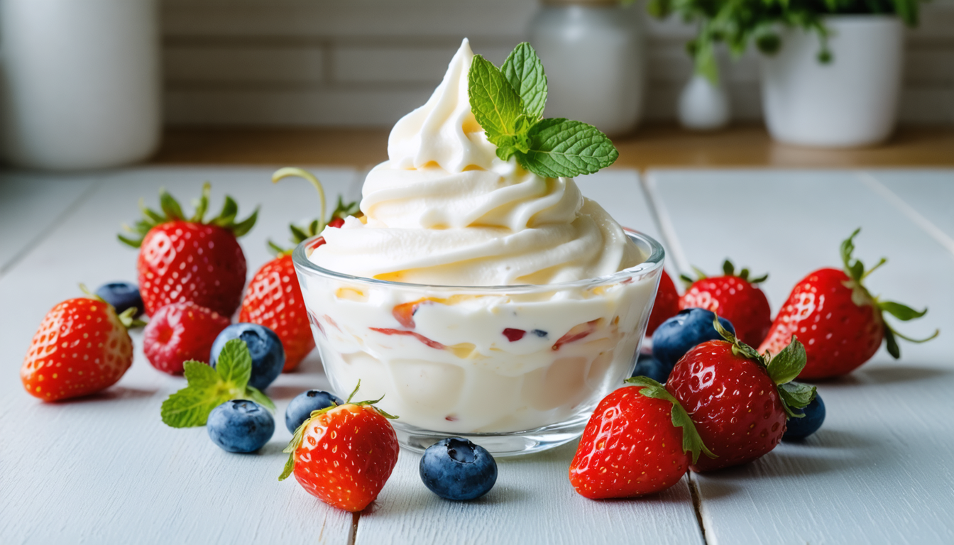 découvrez notre recette maison de glace au yaourt, fraîche, légère et saine, parfaite pour un été gourmand et rafraîchissant.