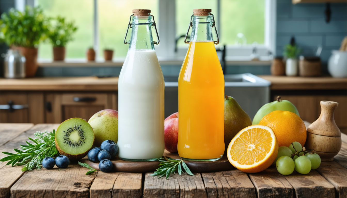 découvrez les bienfaits du kéfir et du kombucha, ces élixirs tendances riches en probiotiques, et plongez au cœur de leurs secrets pour une santé naturelle et un bien-être optimal.