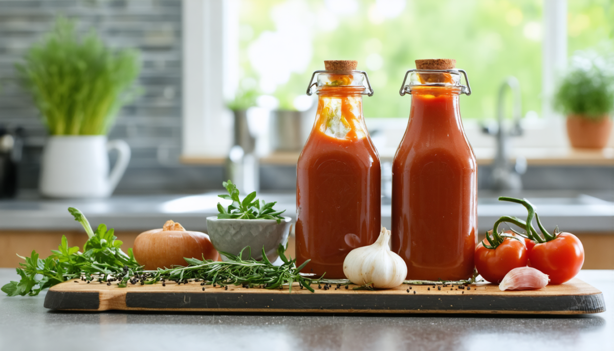 découvrez notre recette facile et rapide pour préparer un ketchup maison savoureux et naturel directement chez vous. simple à réaliser, parfait pour accompagner vos plats préférés !