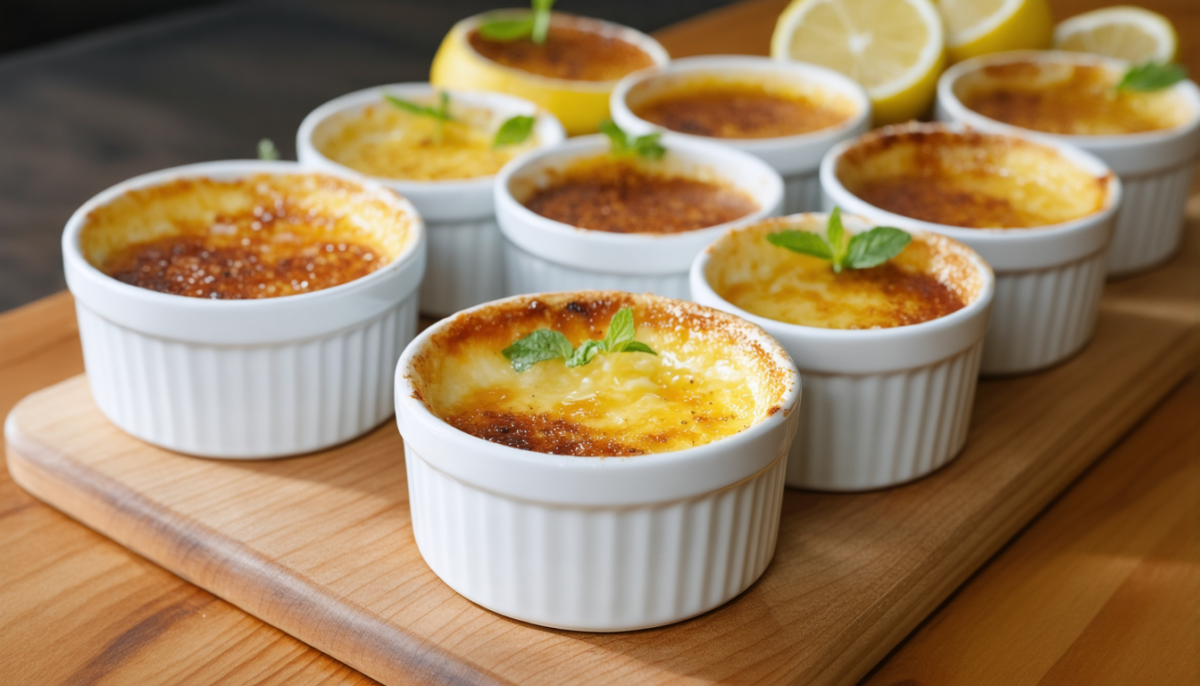 découvrez la recette signature de cyril lignac pour une crème brûlée au citron parfaite, alliant douceur et fraîcheur pour un dessert exquis et raffiné.