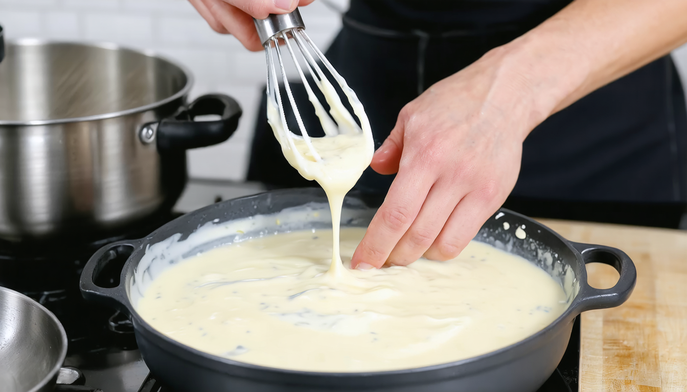 découvrez la recette simple et express de la sauce béchamel parfaite pour des lasagnes crémeuses et savoureuses. un incontournable pour réussir vos plats maison avec facilité.