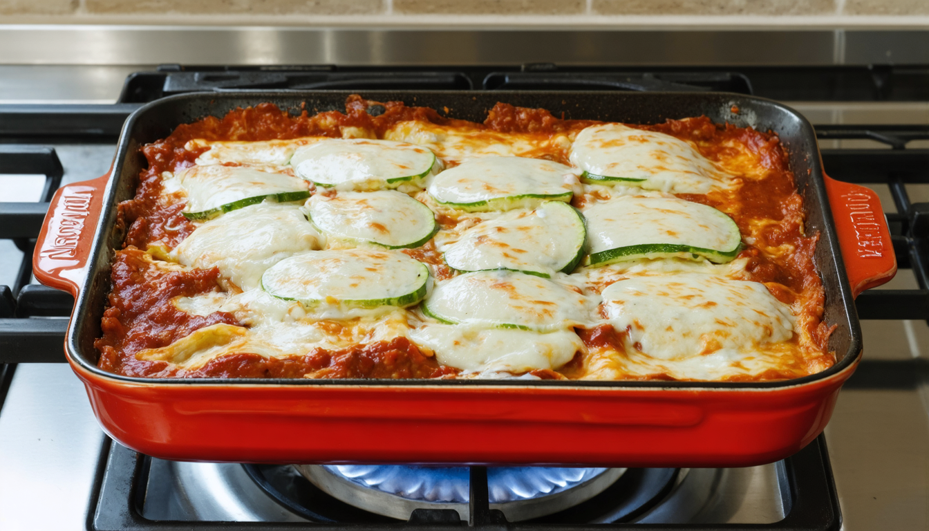 découvrez notre recette gourmande et express de lasagnes mozzarella et courgettes, facile à réaliser sans four pour un repas savoureux en un rien de temps.