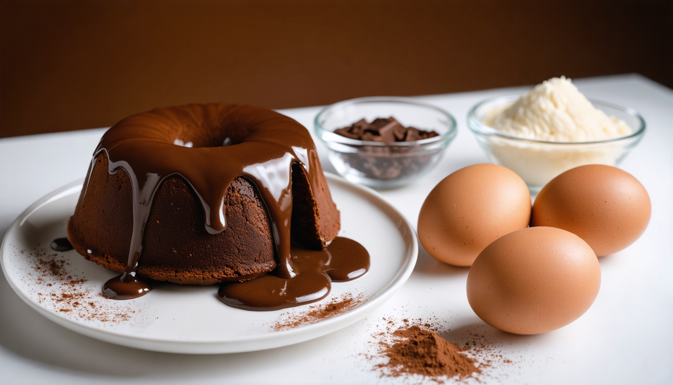 découvrez notre recette facile du fondant au chocolat parfait sans farine, réalisé avec seulement 3 ingrédients. un dessert rapide, gourmand et irrésistible à chaque bouchée !