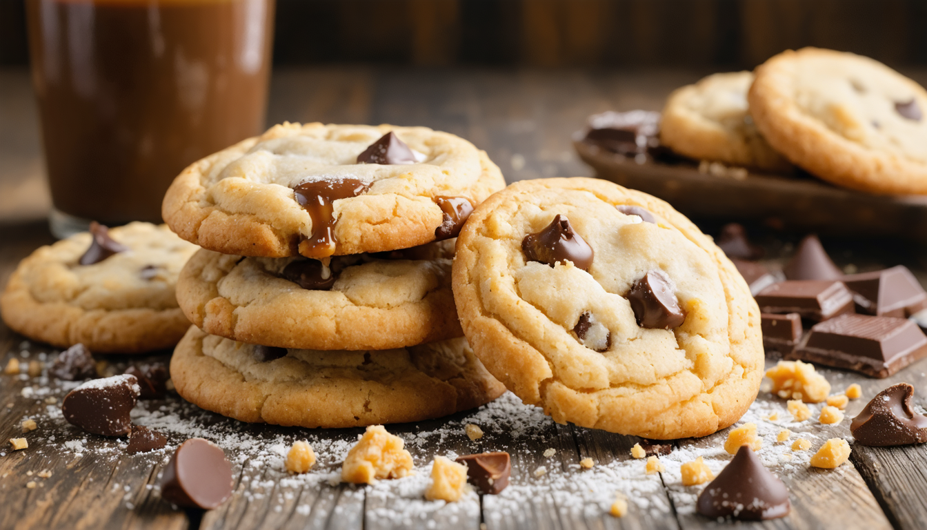découvrez le secret des cookies américains parfaits : une texture croustillante à l'extérieur et un cœur fondant irrésistible pour des gourmandises inoubliables.