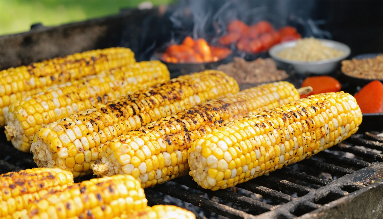 découvrez notre recette simple et savoureuse de maïs grillé au barbecue, parfaite pour accompagner vos repas estivaux avec une touche de goût fumé irrésistible.