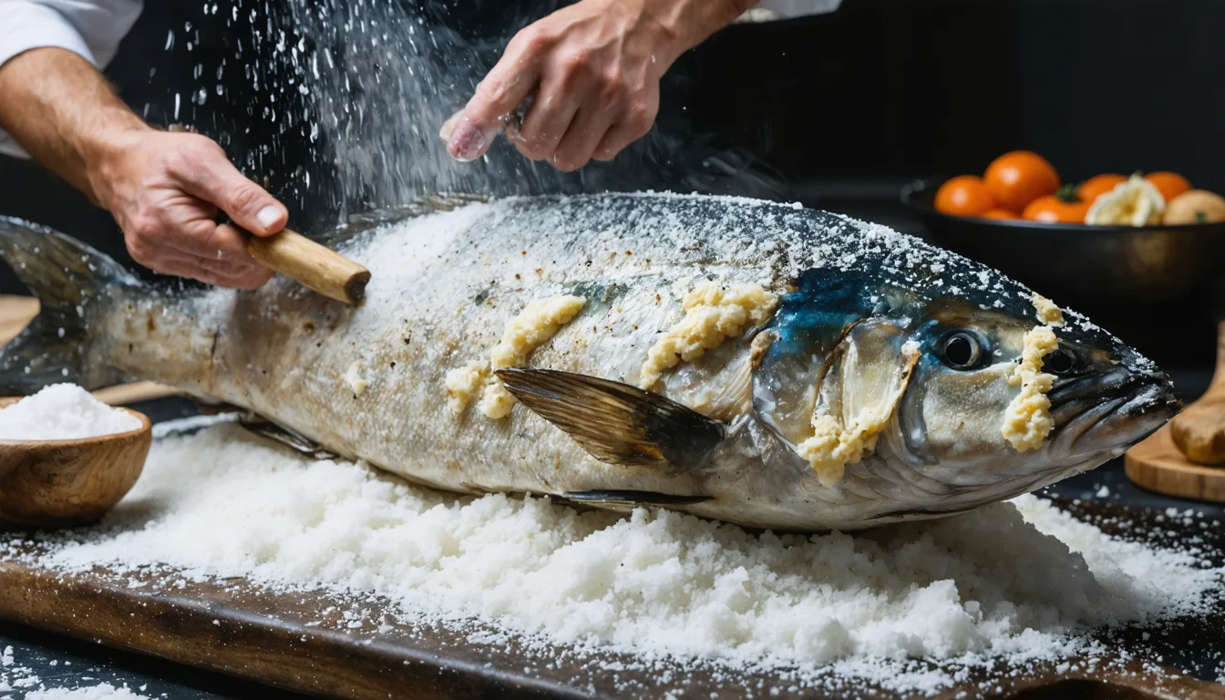 découvrez comment maîtriser la cuisson en croûte de sel pour préparer un poisson entier savoureux et parfaitement cuit, digne d'un chef.