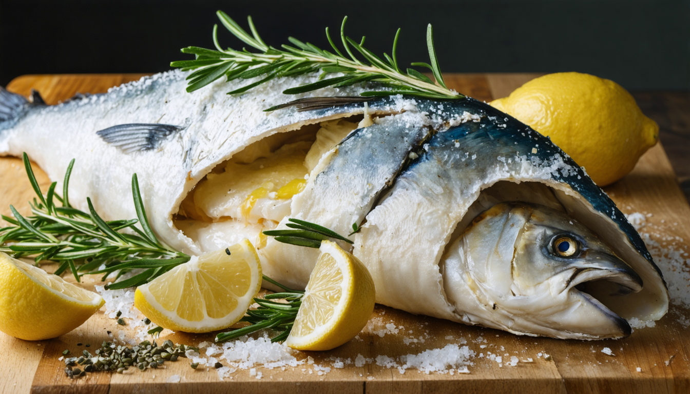 découvrez comment maîtriser la cuisson en croûte de sel pour obtenir un poisson entier savoureux, juteux et parfaitement parfumé à chaque fois.