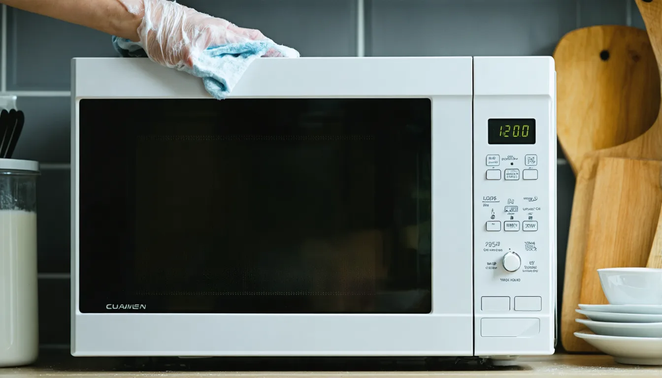 découvrez la méthode rapide et efficace pour nettoyer votre micro-ondes en seulement 60 secondes et le retrouver comme neuf.