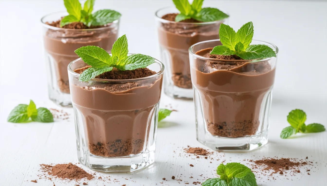 découvrez notre recette rapide et facile de mousse au chocolat en 5 minutes, sans œufs, grâce à un ingrédient surprenant pour un dessert gourmand et léger.