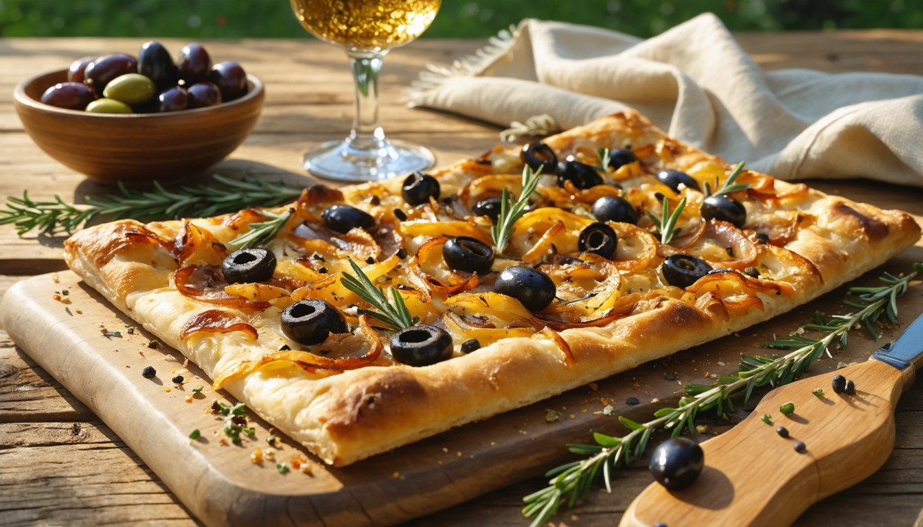 découvrez la pissaladière express, une entrée estivale lumineuse idéale pour un apéro simple et savoureux. rapidité et fraîcheur au rendez-vous pour régaler vos invités.