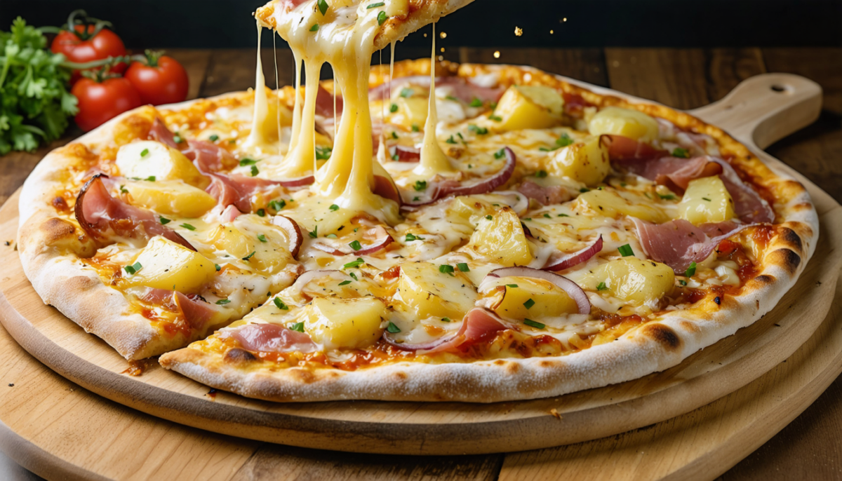 découvrez notre recette de pizza raclette, une délicieuse fusion de fromage fondu et de pâte croustillante, parfaite pour les amateurs de saveurs réconfortantes et gourmandes.