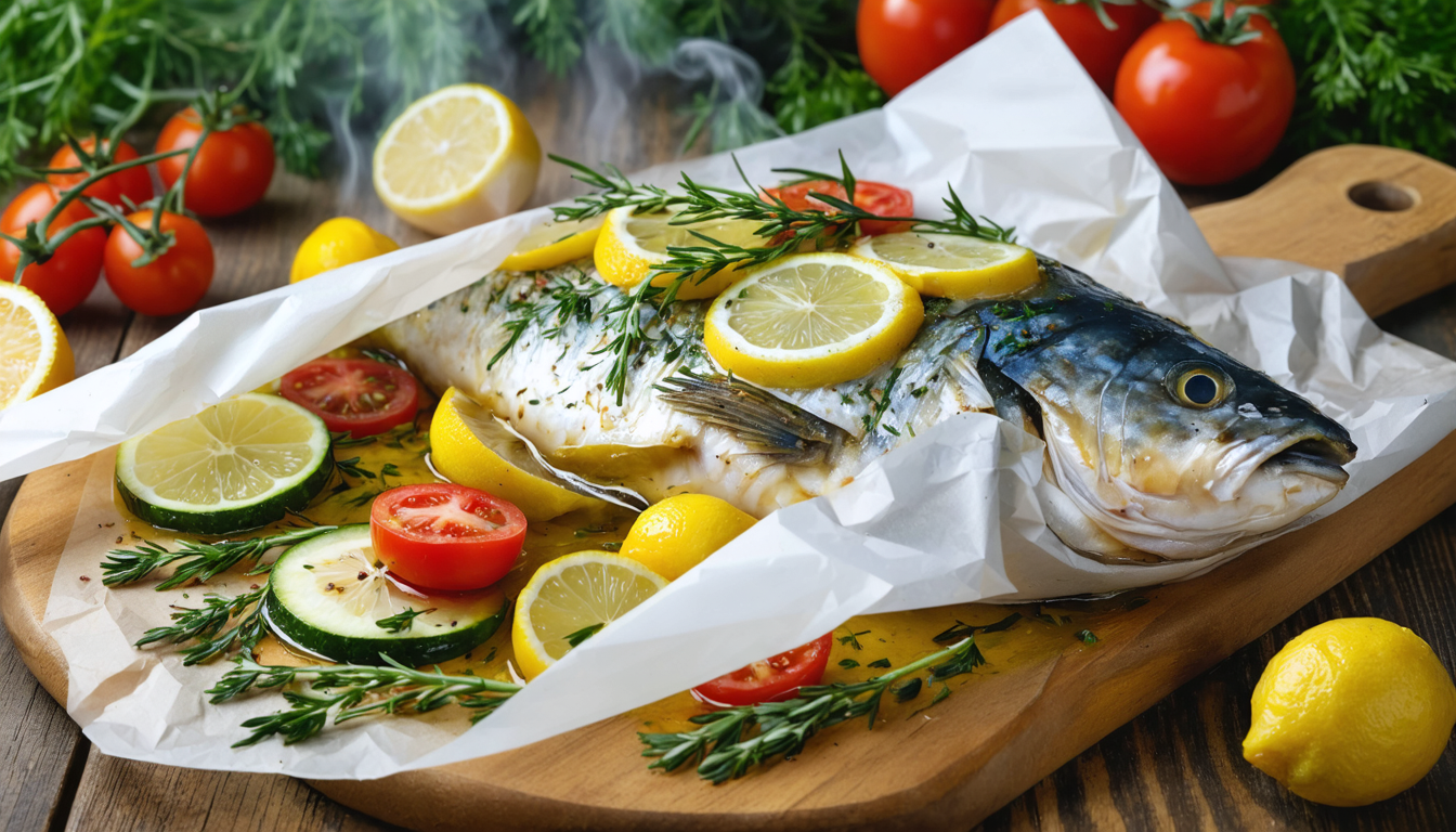 découvrez l'astuce infaillible pour cuire le poisson en papillote, garantissant une cuisson parfaite et des arômes sublimés à chaque fois.