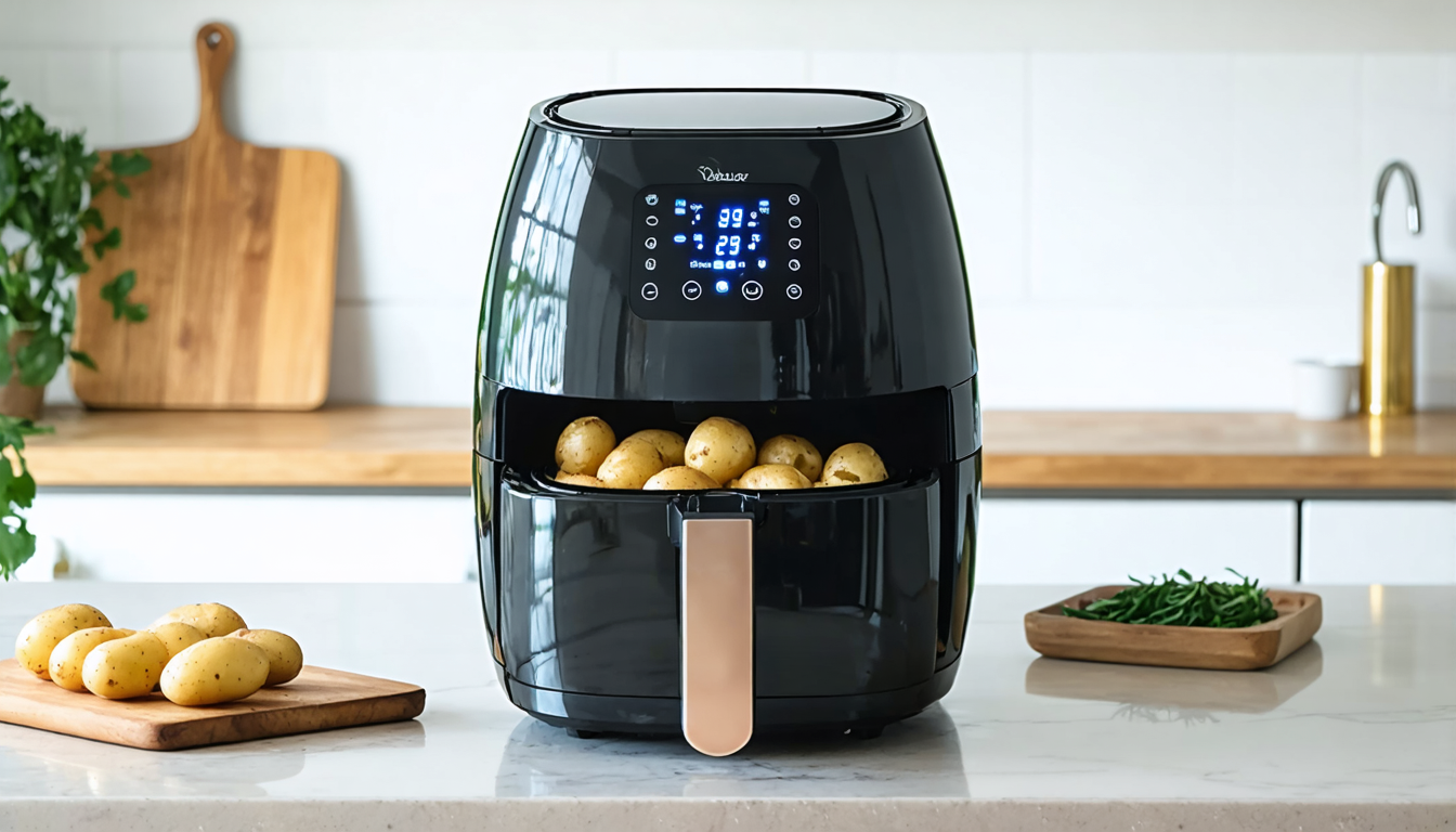 découvrez notre recette simple et rapide de pommes de terre grenaille croustillantes à l'airfryer, pour un accompagnement savoureux et léger en un rien de temps.