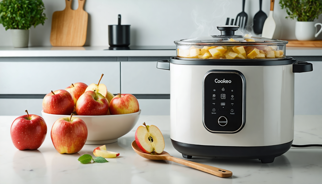 découvrez une recette simple et rapide pour préparer une délicieuse compote de pommes pour bébé avec le cookeo. idéal pour un repas sain et facile en un rien de temps.