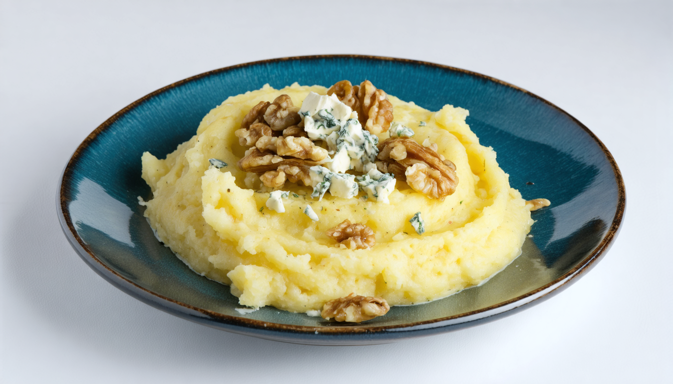 découvrez notre recette de purée de pommes de terre au fromage bleu, un plat savoureux et réconfortant qui allie onctuosité et saveurs intenses pour régaler toute la famille.