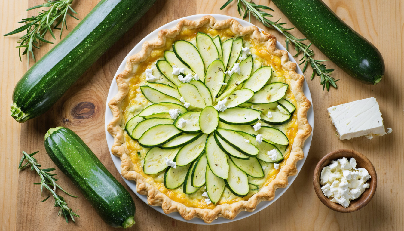 découvrez notre recette incontournable de quiche savoureuse aux courgettes et chèvre frais, idéale pour un repas gourmand et facile à préparer.