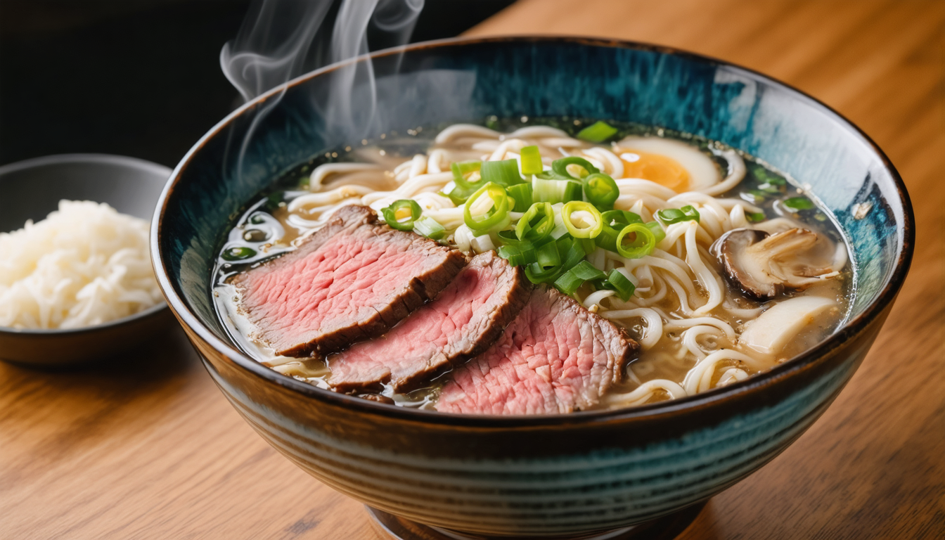 découvrez notre recette rapide et savoureuse de ramens au bœuf pour un voyage gourmand au cœur de l'asie, à savourer confortablement chez vous.