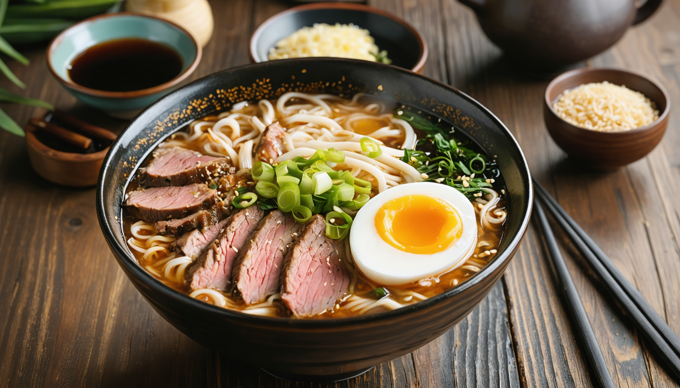découvrez notre recette rapide et savoureuse de ramens au bœuf, pour un délicieux voyage gourmand en asie directement dans votre cuisine.