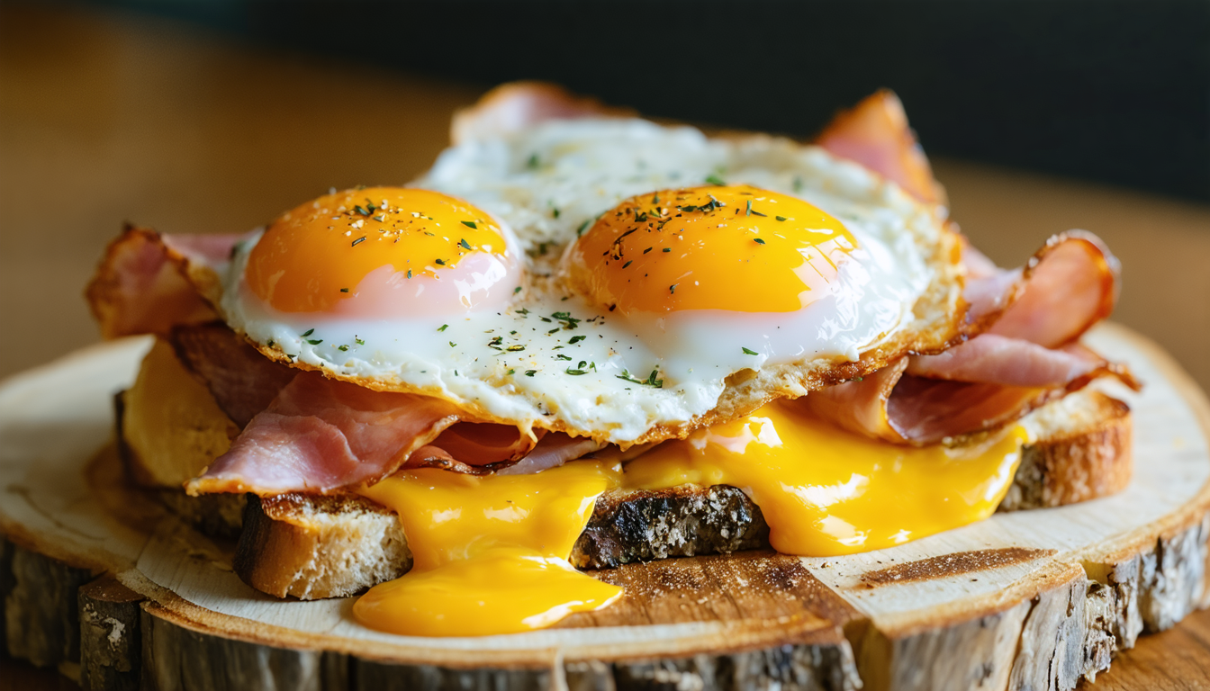découvrez la recette du croque-madame, une délicieuse alliance de jambon tendre et de fromage fondant pour un repas gourmand et réconfortant.