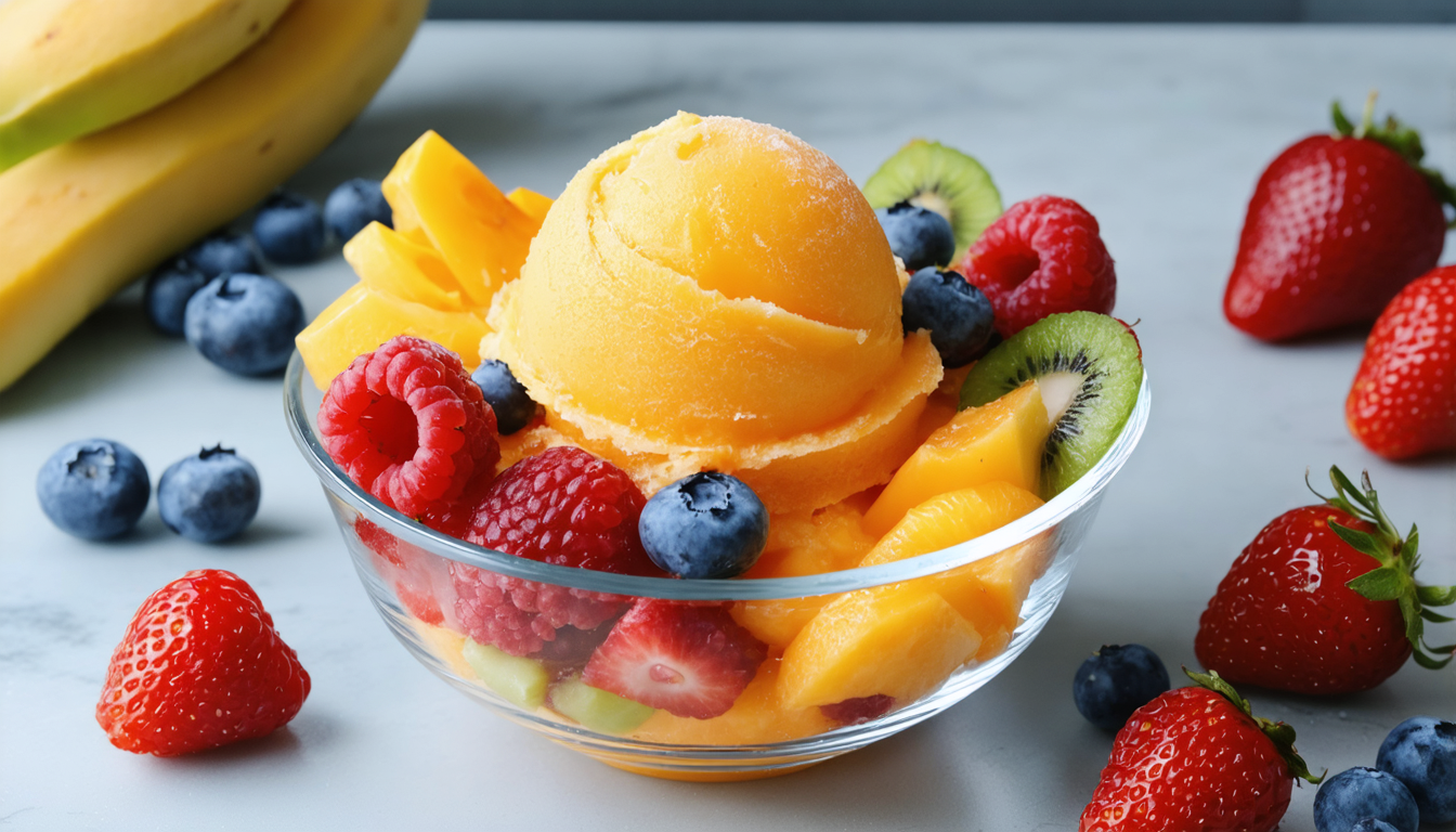 découvrez une recette rapide et facile de sorbet maison aux fruits de saison, idéale pour une pause fraîcheur saine et délicieuse qui étanche parfaitement votre soif.