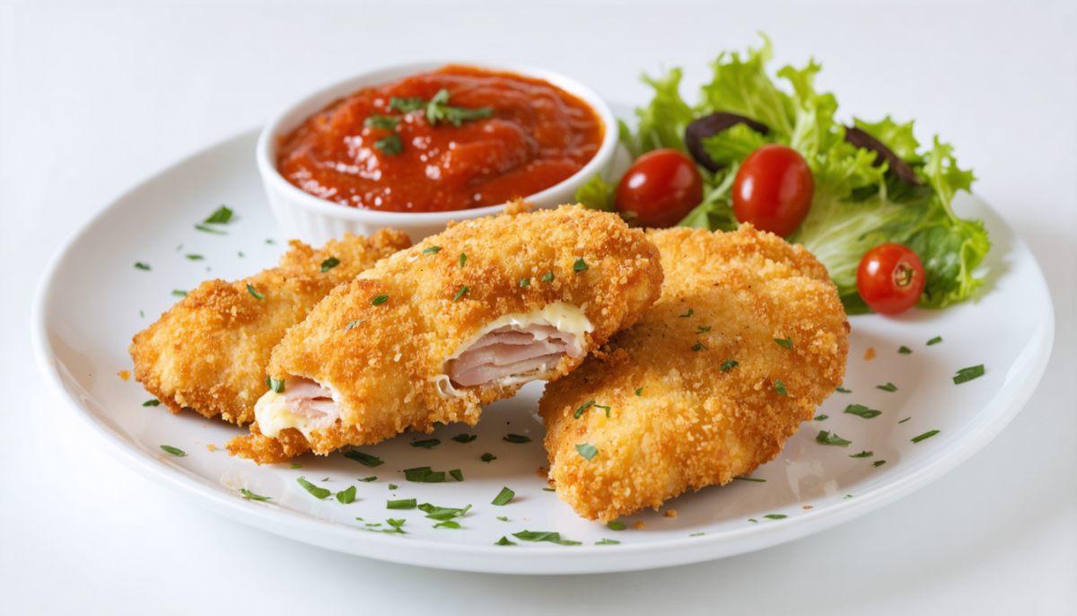 découvrez une recette simple et gourmande de cordon bleu croustillant réalisée à l'airfryer pour un plat savoureux et léger à partager en famille.
