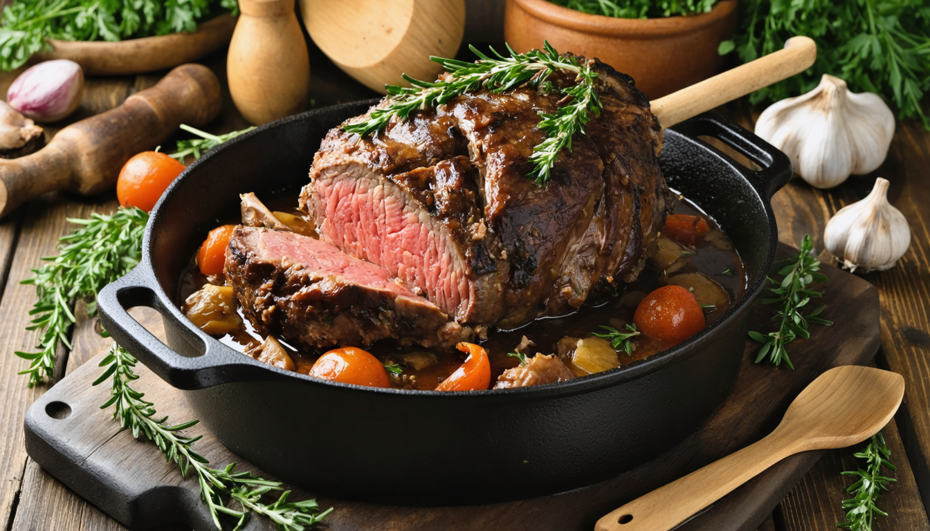découvrez notre recette simple et gourmande de rôti de veau en cocotte, parfaite pour un repas savoureux et facile à préparer.