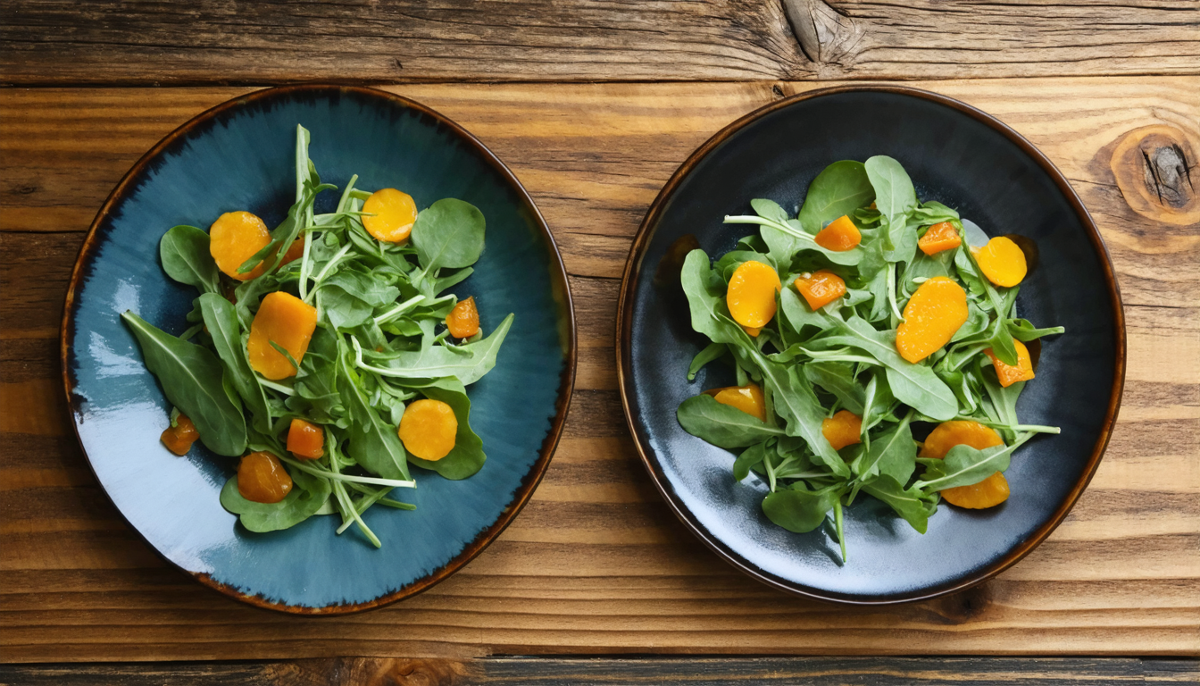 découvrez notre salade gourmande alliant la douceur du butternut, le goût terreux des champignons et la richesse du fromage pour une explosion de saveurs automnales.