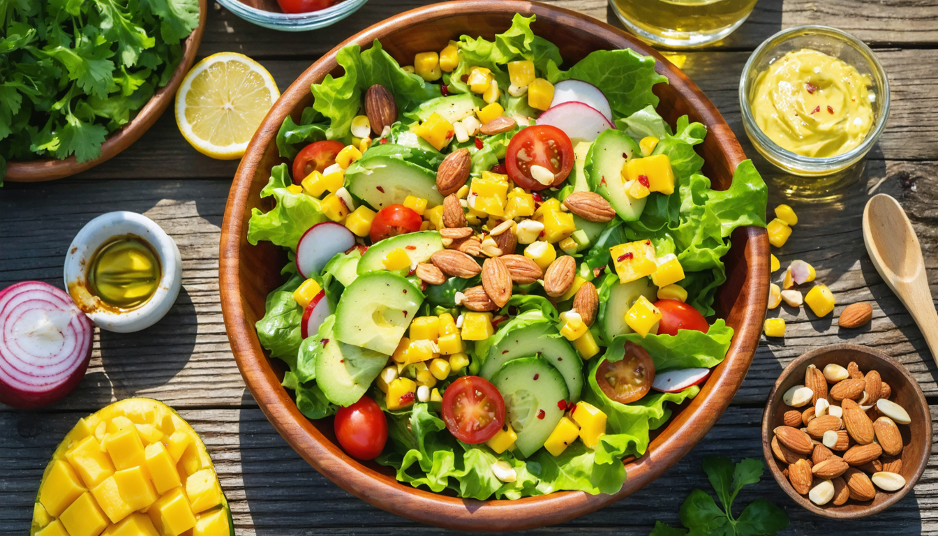 découvrez notre recette de salade xxl parfaite pour l'été : saine, savoureuse et idéale à partager entre amis ou en famille pour un repas léger et gourmand.