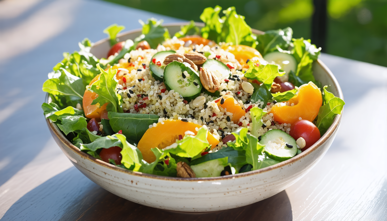 découvrez notre recette de salade xxl parfaite pour l'été : saine, savoureuse et facile à partager entre amis ou en famille. idéale pour vos repas ensoleillés !
