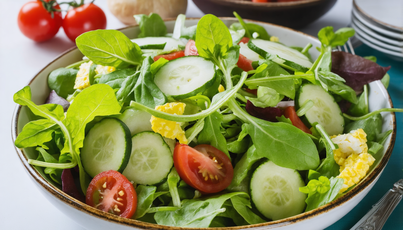 découvrez une salade estivale pleine de fraîcheur, facile et rapide à préparer, idéale pour un déjeuner léger et savoureux.