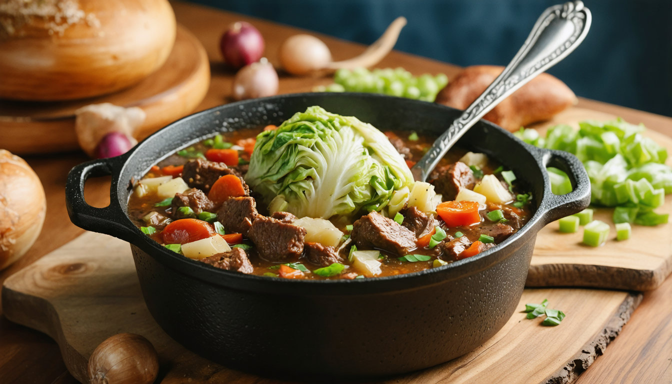 découvrez notre recette simple et délicieuse de ragoût léger de bœuf au chou, parfaite pour un repas savoureux et réconfortant.