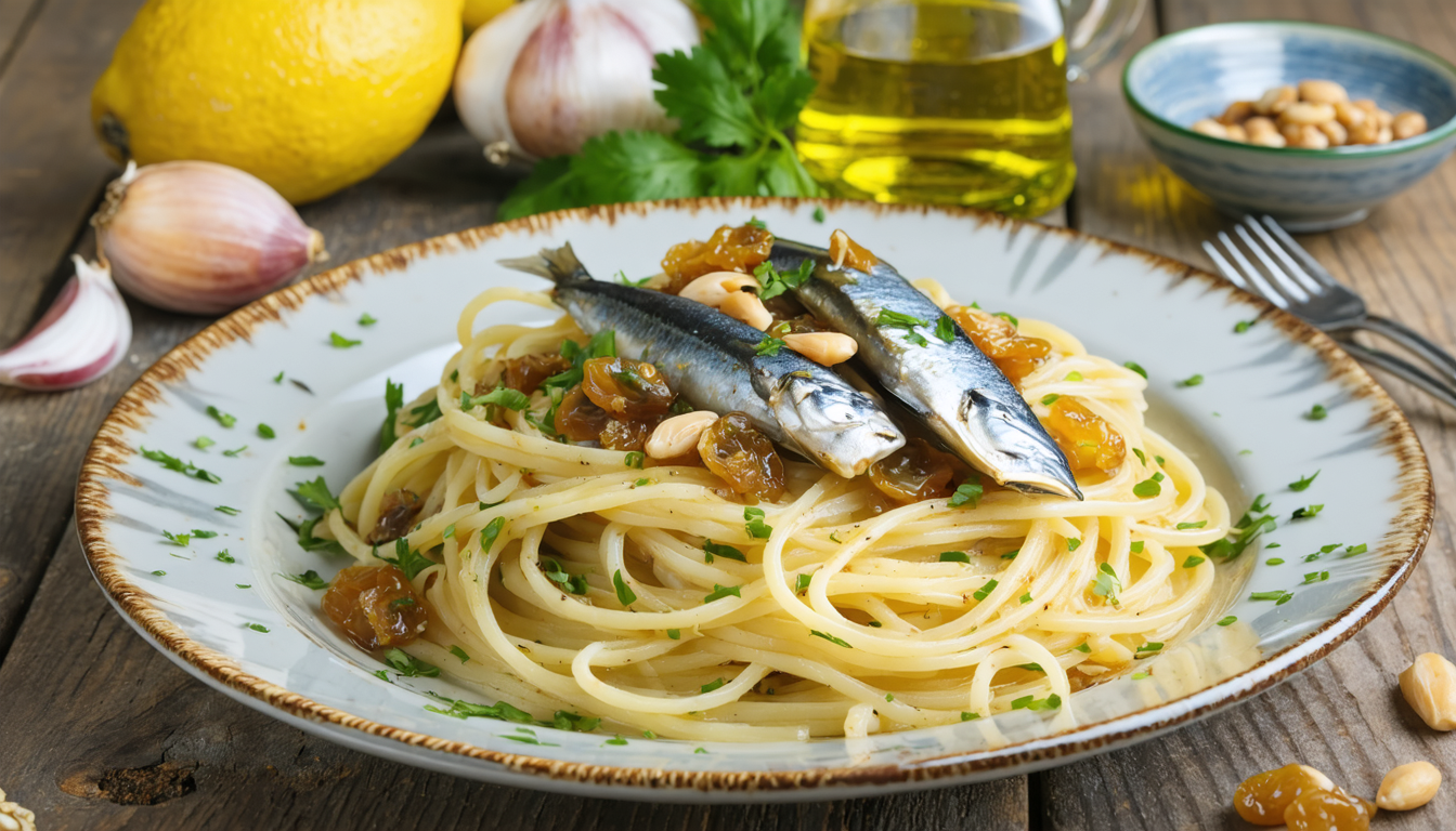 découvrez la recette rapide et légère des spaghettini siciliens aux sardines, alliant saveurs méditerranéennes et simplicité en seulement 15 minutes.