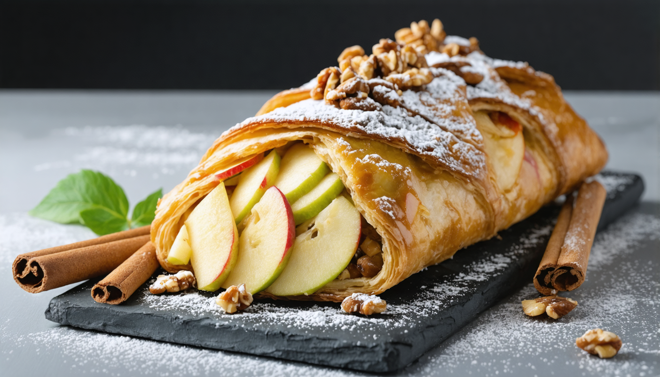 découvrez notre recette traditionnelle de strudel authentique, un dessert incontournable aux saveurs d'antan, parfait pour régaler vos proches.