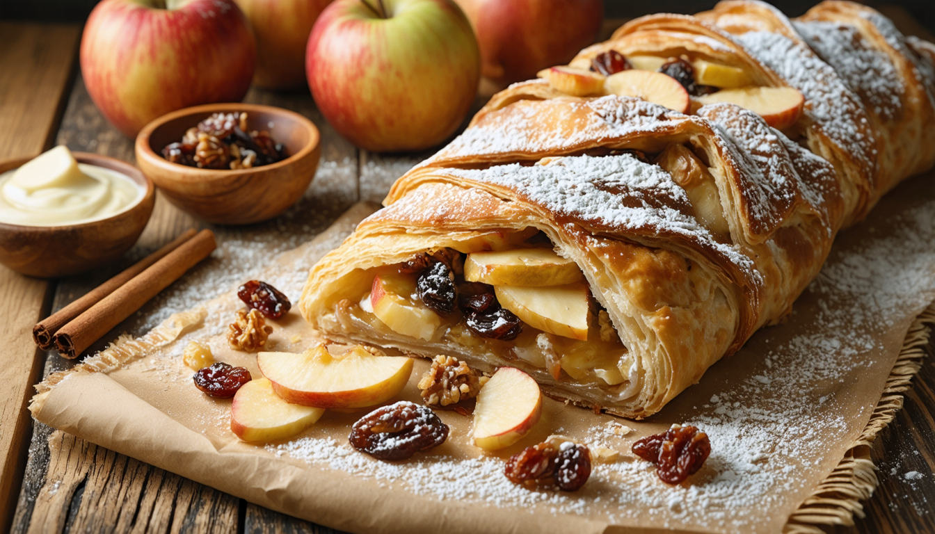 découvrez notre recette traditionnelle du strudel authentique, un dessert incontournable alliant pâte fine et garniture savoureuse pour un délice gourmand.