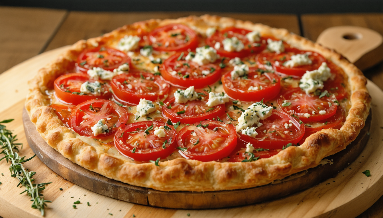 découvrez notre recette de tarte fine aux tomates et fromage bleu, alliant légèreté et saveurs délicates pour un plaisir gustatif unique.