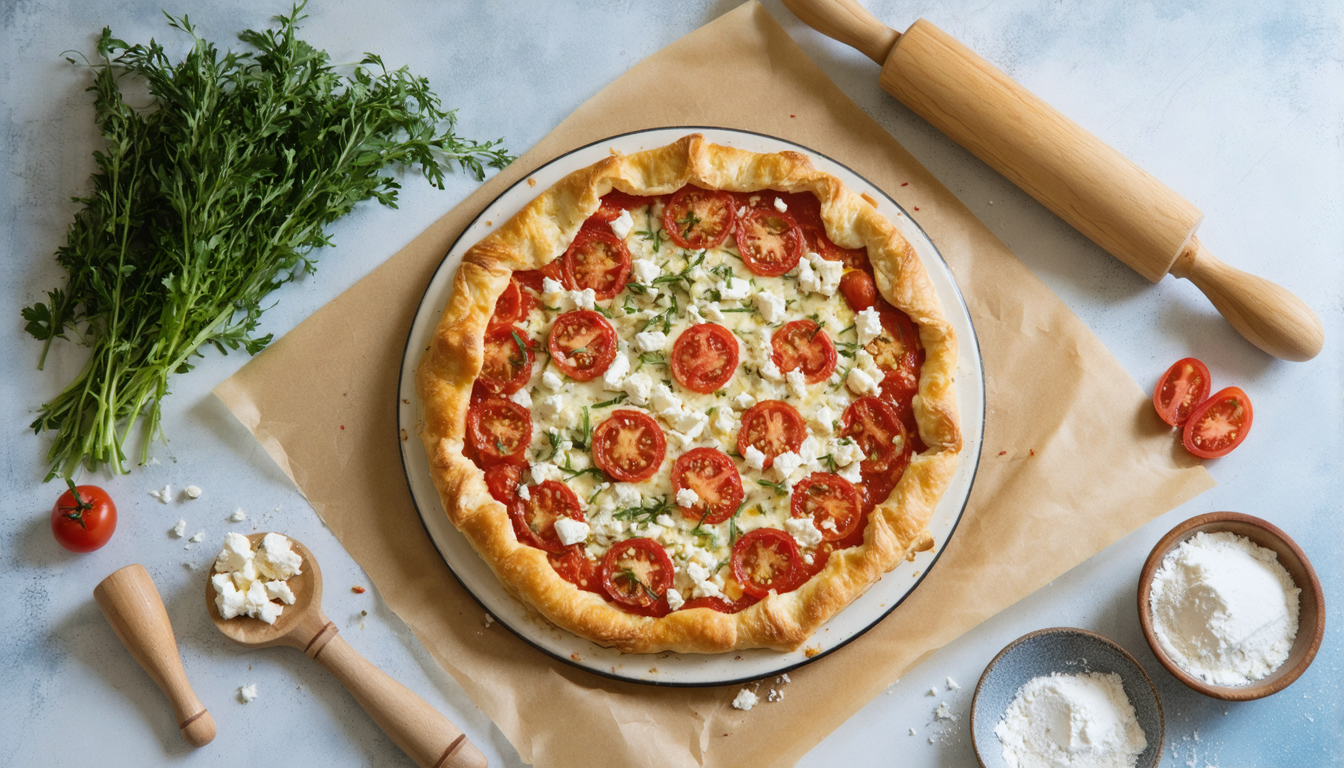 découvrez notre recette facile et savoureuse de tarte rustique tomate et feta, idéale pour un repas gourmand et rapide à réaliser.