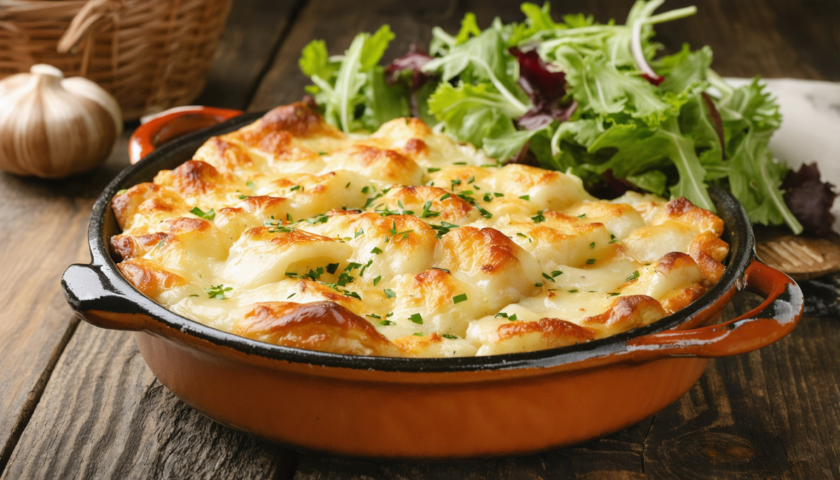 découvrez notre tartiflette authentique avec des pommes de terre dorées et un reblochon crémeux fondant en bouche, pour un plat savoureux et réconfortant.