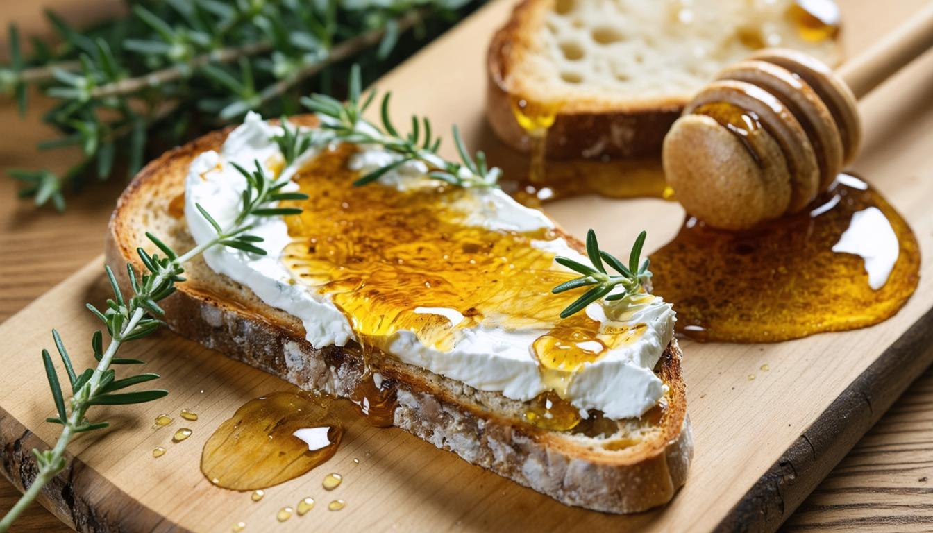 découvrez comment préparer une tartine de chèvre au miel, une recette gourmande et simple à réaliser pour un en-cas savoureux et rapide.