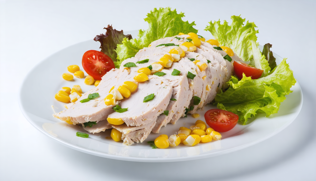 découvrez notre terrine de dinde légère au maïs et tomates, une recette facile à réaliser qui allie saveurs et légèreté pour un plat délicieux et sain.