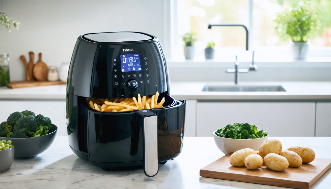 découvrez notre test complet de la ninja air fryer max pro, une friteuse familiale élégante de 6,2 l qui combine performance exceptionnelle et design moderne pour des repas sains et savoureux.