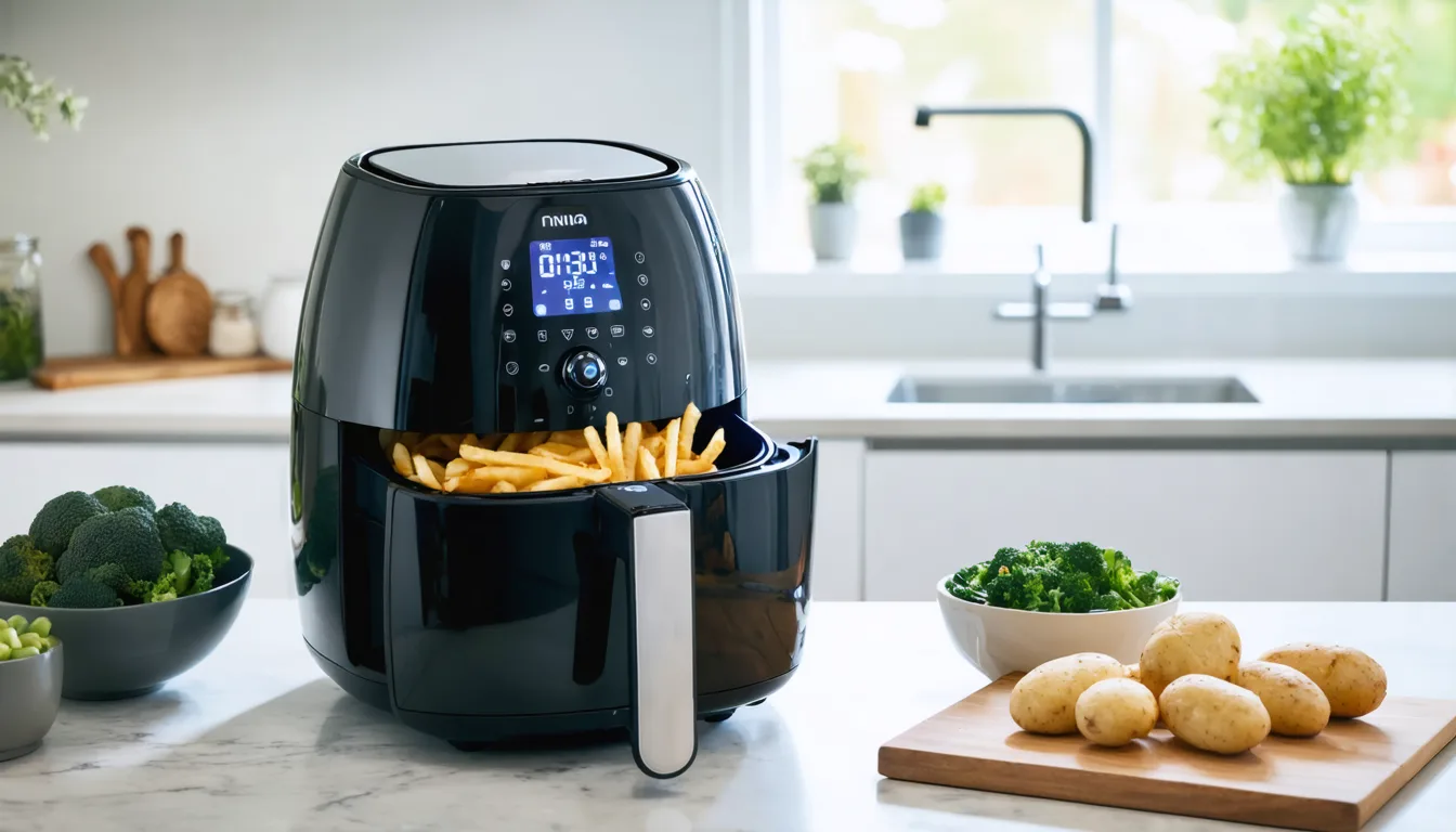 découvrez notre test complet de la ninja air fryer max pro, une friteuse familiale élégante de 6,2 l qui combine performance exceptionnelle et design moderne pour des repas sains et savoureux.