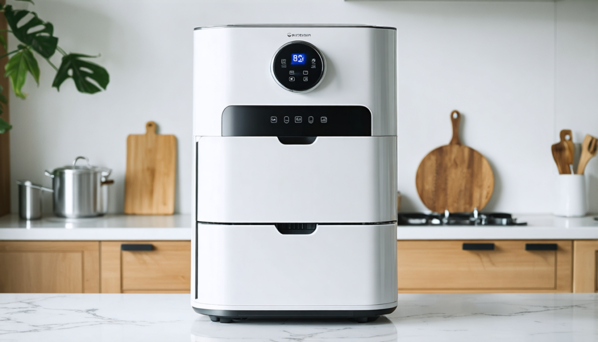 découvrez notre test complet de la friteuse ninja double stack xl sl400euwh, offrant 9,5 l de cuisson saine sans huile pour des repas savoureux et légers.