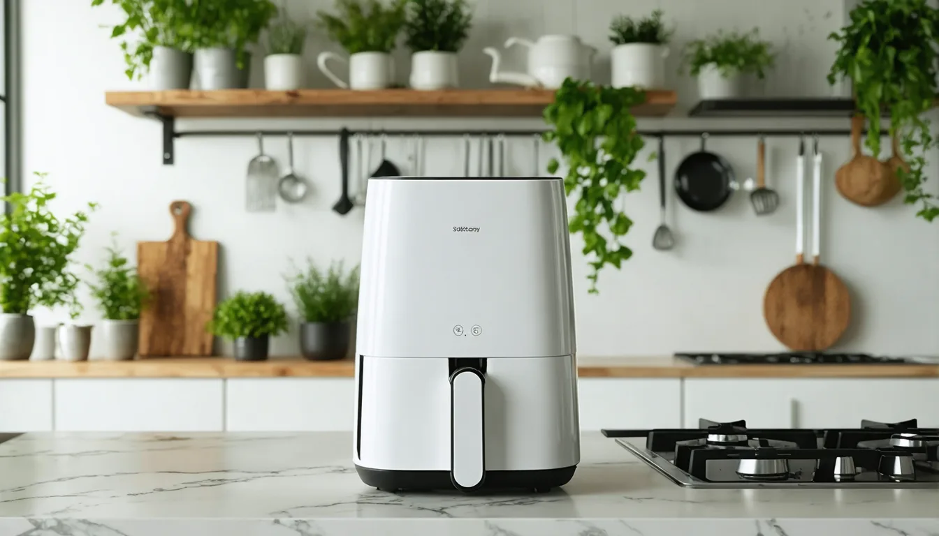 découvrez notre test complet de la friteuse ninja double stack xl sl400euwh, offrant 9,5 l de cuisson saine sans huile pour des repas savoureux et légers.