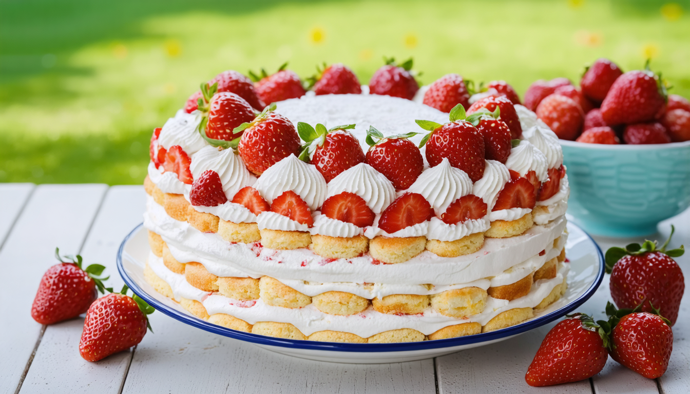 découvrez la recette estivale et légère du tiramisu aux fraises sans cuisson, un dessert italien incontournable prêt en un clin d'œil pour toutes vos envies gourmandes.
