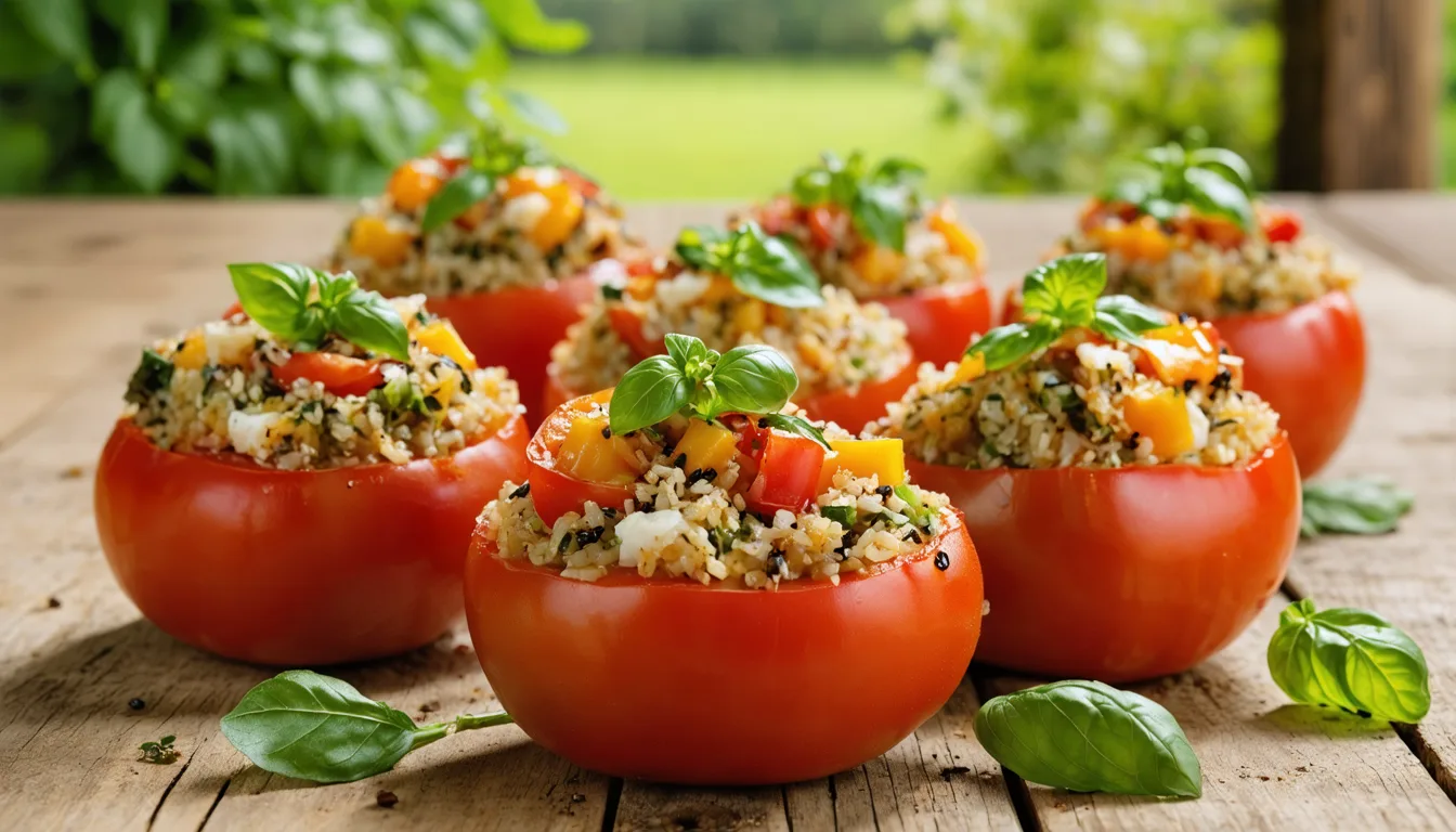 découvrez la recette revisitée des tomates farcies de grand-mère, alliant simplicité et fraîcheur pour un été gourmand et savoureux.